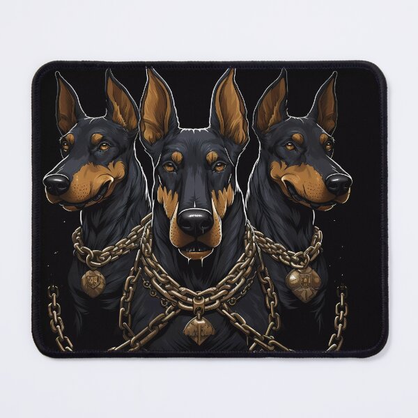 Item preview, “Golden Doberman Style” designed and sold by Art-Vortex-fr.