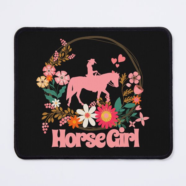 Item preview, Cow Girl Floral Nostalgia Horse designed and sold by LeosCloset.