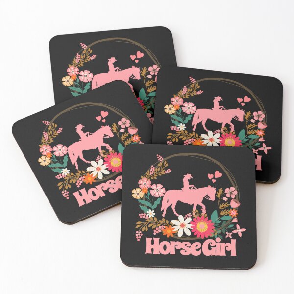 Item preview, Cow Girl Floral Nostalgia Horse designed and sold by LeosCloset.