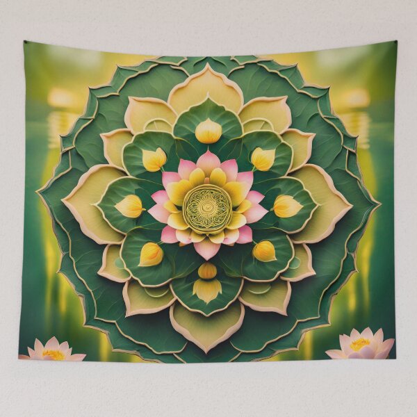 Item preview, Lotus Mandala for Purity and Serenity designed and sold by SpiritualManda.