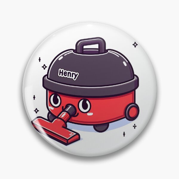 Item preview, Henry the Hoover designed and sold by QuickSticker.