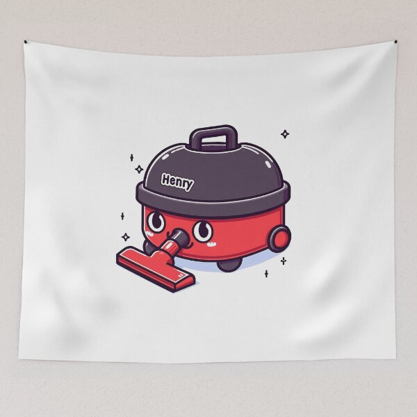 Item preview, Henry the Hoover designed and sold by QuickSticker.