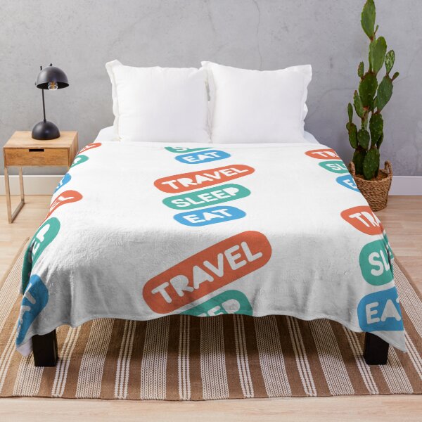 Item preview, Travel Sleep Eat designed and sold by rainbowbirds.
