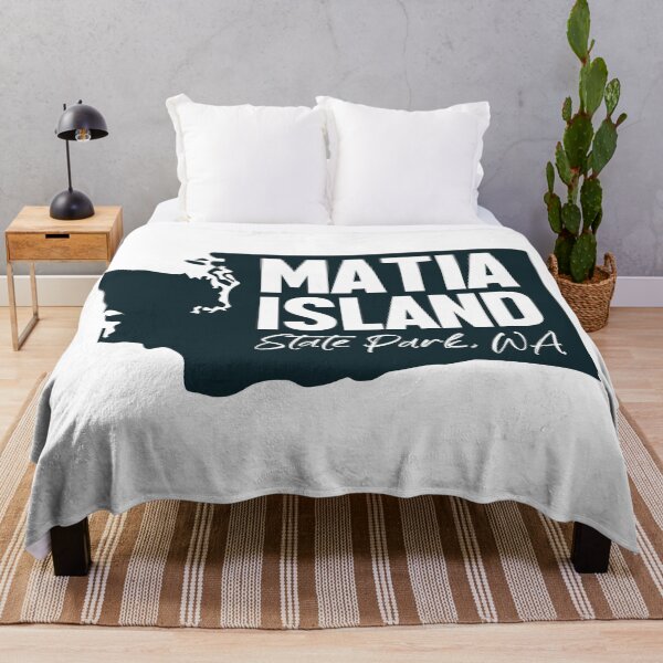 Item preview, Matia Island State Park Washington Map designed and sold by bivenart.
