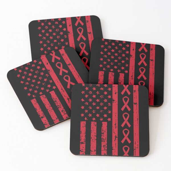 Item preview, American Flag HIV Aids Brain Aneurysm Stroke Awareness Gifts designed and sold by EagmianPheolea.