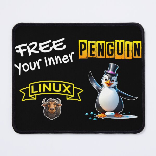 Item preview, Linux - Free Your Inner Penguin designed and sold by Image-Caption.