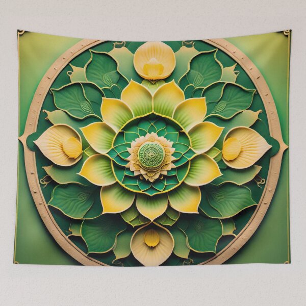 Item preview, Spiritual Lotus Flower Mandala designed and sold by SpiritualManda.