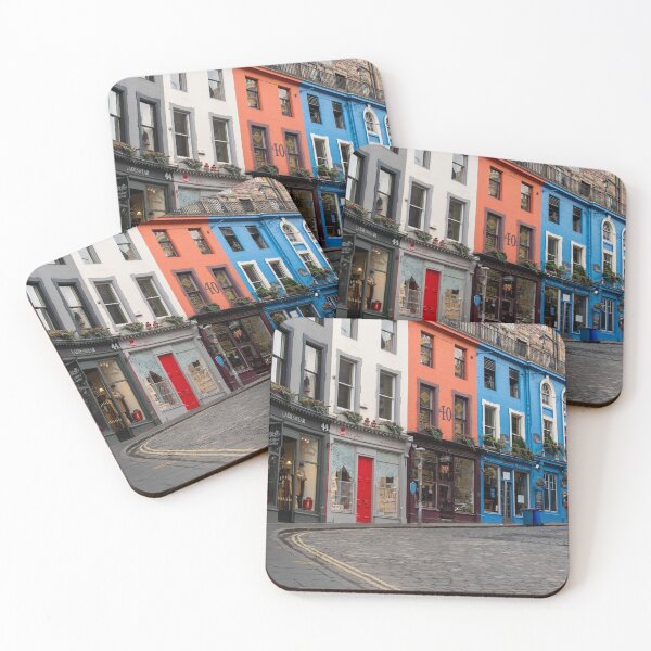 Item preview, Historic Victoria Street and colourful shop fronts in Edinburgh designed and sold by cdkphotos.