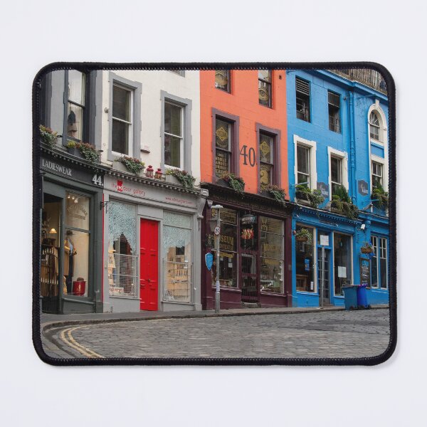 Item preview, Historic Victoria Street and colourful shop fronts in Edinburgh designed and sold by cdkphotos.