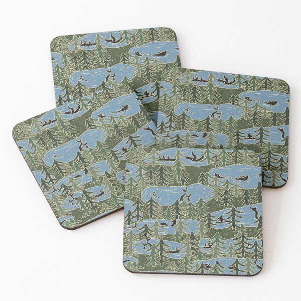 Item preview, Lake Monster Cryptids - Linen Textured Finish designed and sold by GenAumonier.