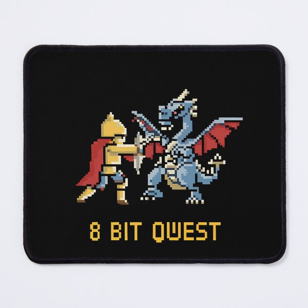 Item preview, Retro 8-Bit Knight vs Dragon – Nostalgic Pixel Art Design designed and sold by M. Altay Acik.