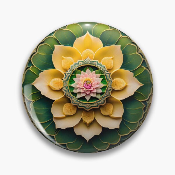 Item preview, Zen Lotus Flower Mandala designed and sold by SpiritualManda.