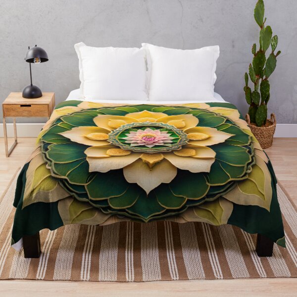 Item preview, Zen Lotus Flower Mandala designed and sold by SpiritualManda.