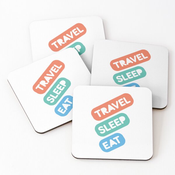 Item preview, Travel Sleep Eat designed and sold by rainbowbirds.
