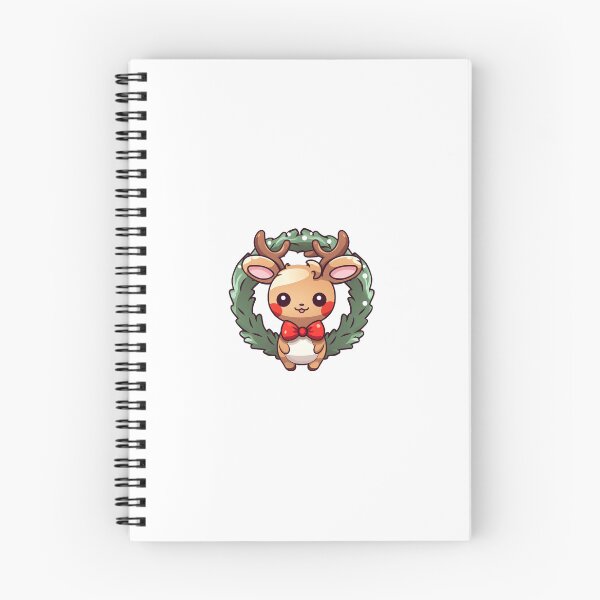 Item preview, Cute Reindeer and Christmas Wreath designed and sold by DBVega.