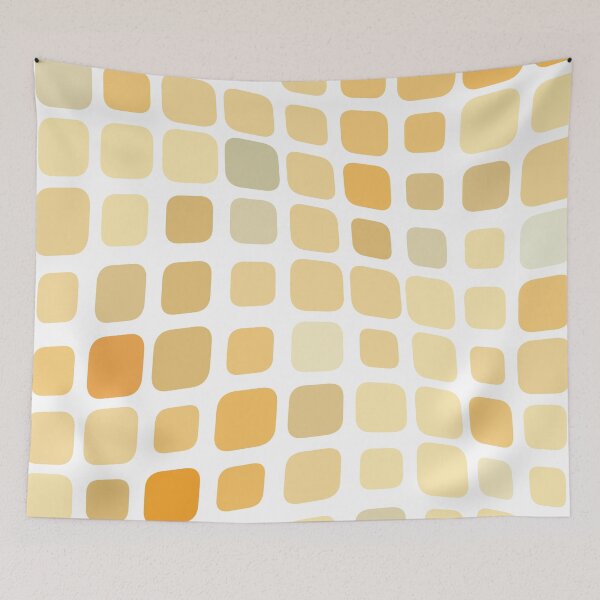 Item preview, Golden Waves of Tiles designed and sold by Tactux - Digital Artist.
