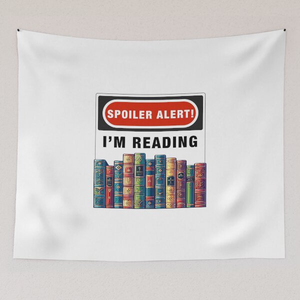 Item preview, Spoiler Alert! I'm Reading - A Truly Novel Gift designed and sold by GlobalCornerHub.