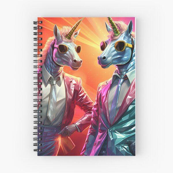 Item preview, Neon-Infused Digitalism: Unicorns in Suits designed and sold by TinyTints.