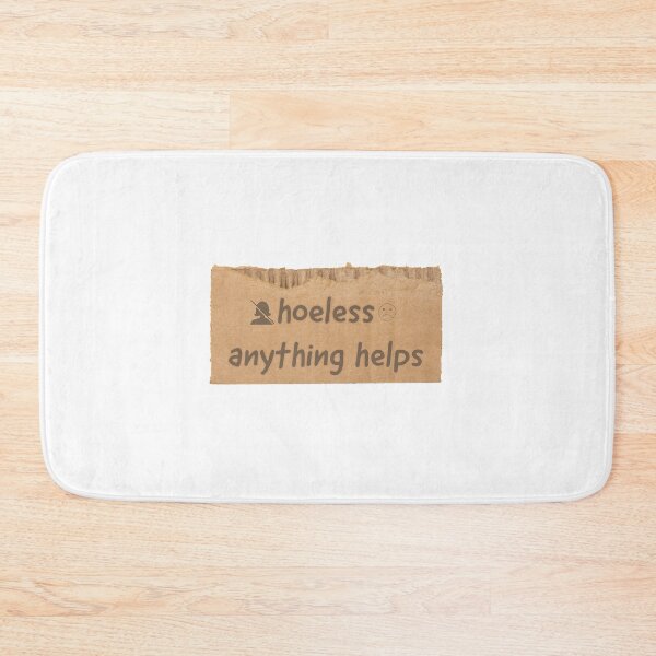 Item preview, hoeless sign - cardboard homeless sign designed and sold by GodsOfArt.