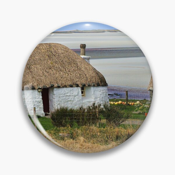 Item preview, Thatched Croft and Byre, Malacleit, North Uist. Outer Hebrides. Scotland. designed and sold by jocher.