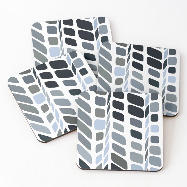 Item preview, Folded Black and Light Blue Tiles designed and sold by Tactux - Digital Artist.