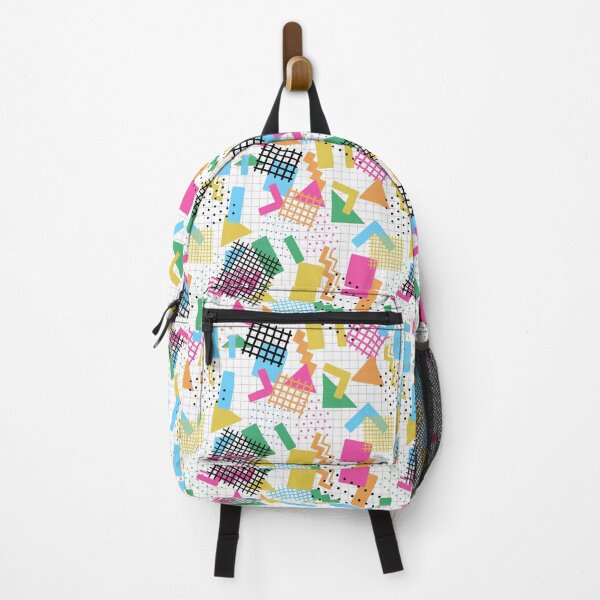 Item preview, Graph Paper Retro Doodles - 1980s Inspired Neon Pattern designed and sold by GenAumonier.