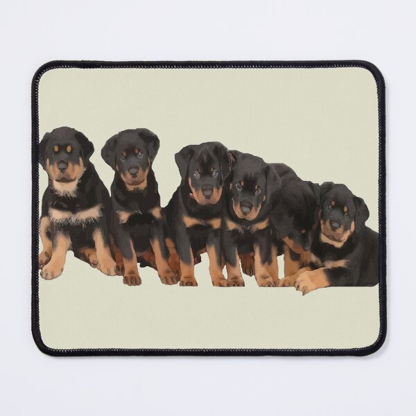 Item preview, Sit Happens For Six Rottweiler Puppies Dog Lover Humor designed and sold by taiche.