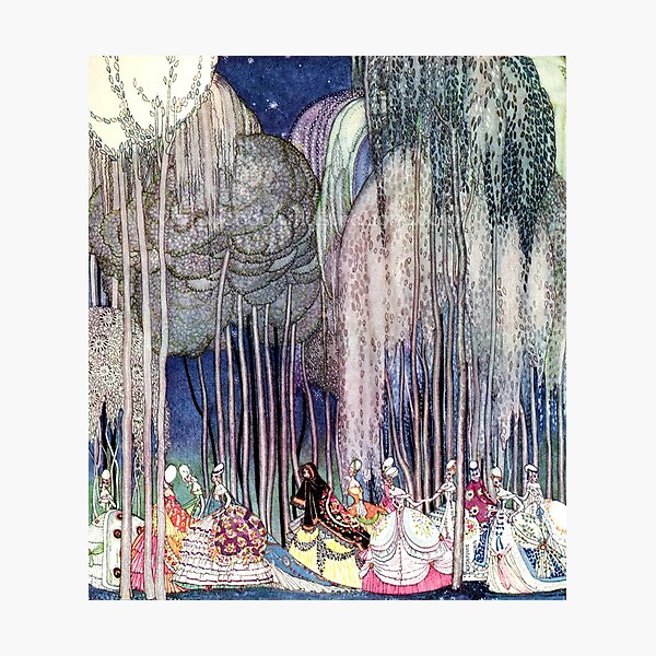 Item preview, The Twelve Dancing Princesses - Kay Nielsen designed and sold by forgottenbeauty.