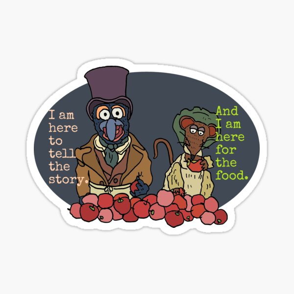 Vista previa del artículo con la obra «Cuento de Navidad de los Muppets - Gonzo y Rizzo», diseñado y vendido por Jennifer Grene.