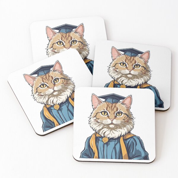 Item preview, University Graduation Cat with academic cap designed and sold by MamikonarsRB.