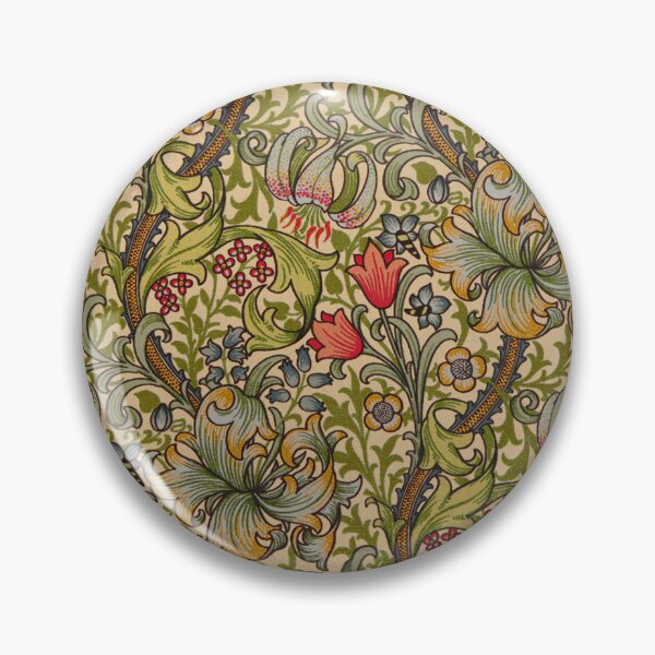 Item preview, William Morris Golden Lily Floral Flower Design designed and sold by antiqueart.