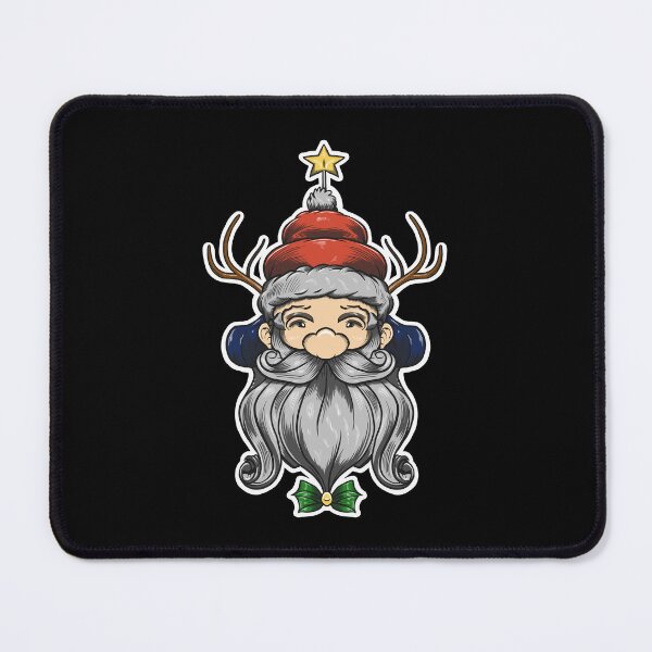 Item preview, Santa Claus with reindeer horns designed and sold by 3nine.