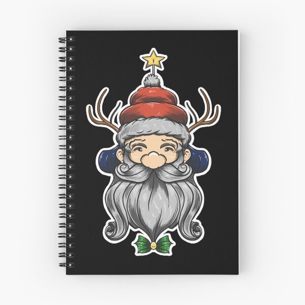 Item preview, Santa Claus with reindeer horns designed and sold by 3nine.