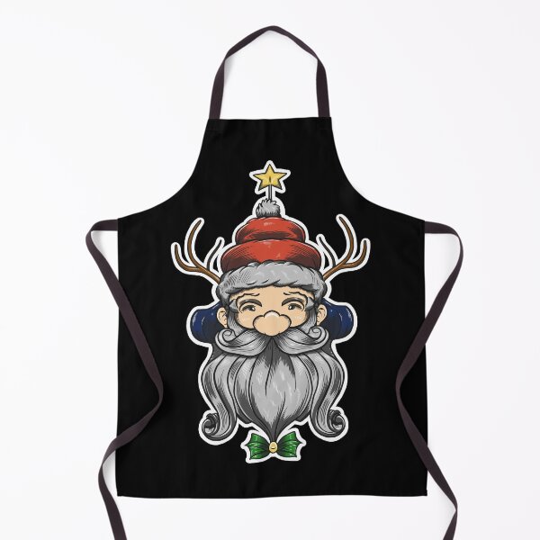 Item preview, Santa Claus with reindeer horns designed and sold by 3nine.