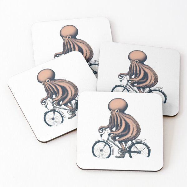 Item preview, cycling octopus, smile inducing  designed and sold by Adam Designs1.