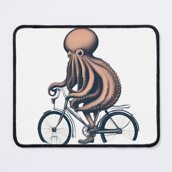Item preview, cycling octopus, smile inducing  designed and sold by Adam Designs1.