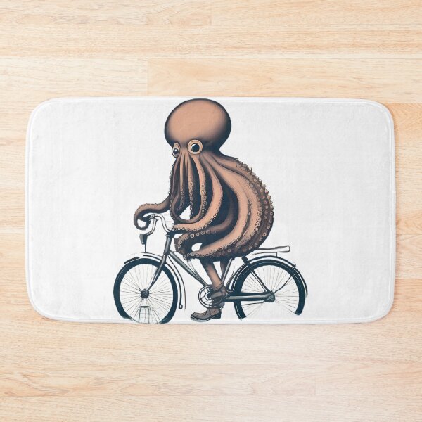 Item preview, cycling octopus, smile inducing  designed and sold by Adam Designs1.