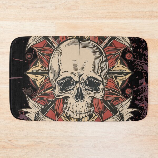 Item preview, Everything Die Death, Pirate skull, Skull, old style hardcore tattoo designed and sold by PhotoArtMC.