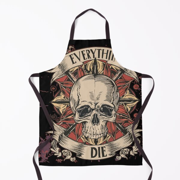 Item preview, Everything Die Death, Pirate skull, Skull, old style hardcore tattoo designed and sold by PhotoArtMC.