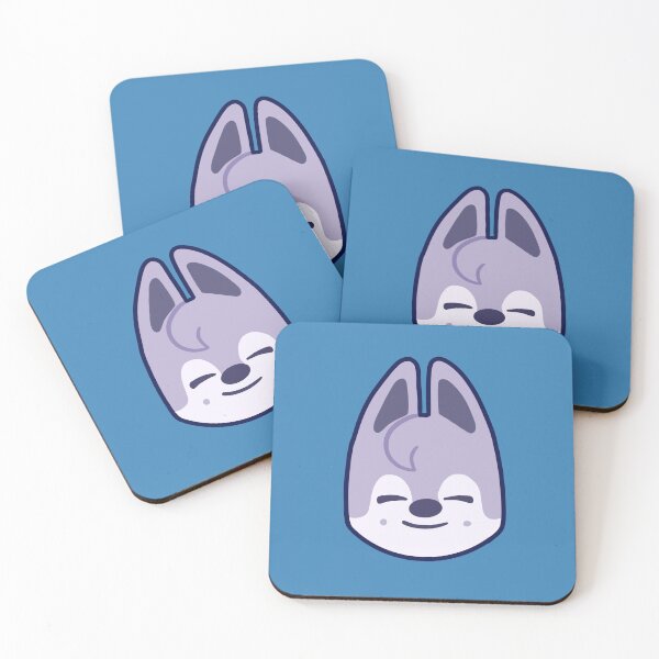 Item preview, STRAY KIDS (SKZOO) Bang Chan’s Character Wolf Chan’s Face  designed and sold by LilMissRandom17.