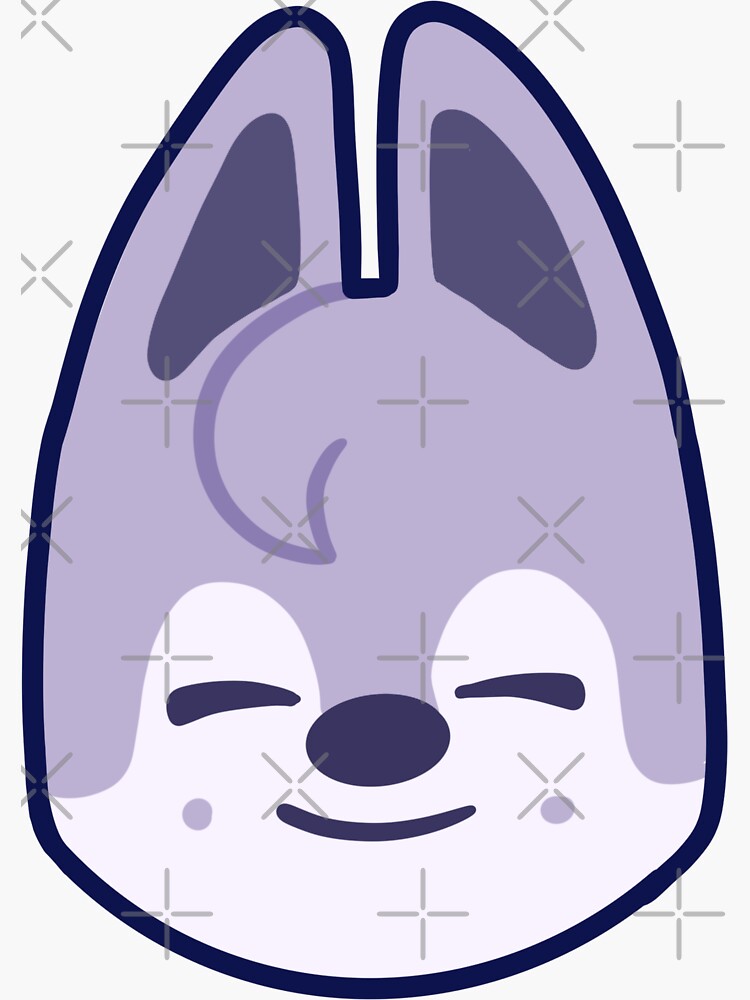 STRAY KIDS (SKZOO) Bang Chan's Character Wolf Chan's Face