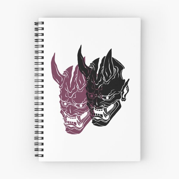 Artikelvorschau, Die doppelte Oni-Maske – Yabisan – Vektorstil entworfen und verkauft von Yahia-arts.