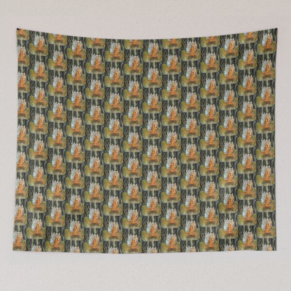 Item preview, Maine Coon Kitty cats at the bonfire designed and sold by altairaleon.