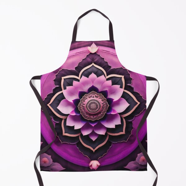 Item preview, Purple Lotus Flower Mandala designed and sold by SpiritualManda.