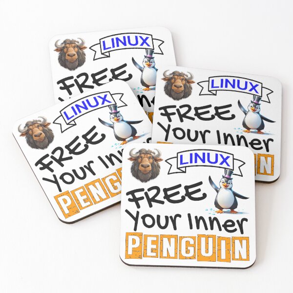 Item preview, Linux - Free Your Inner Penguin designed and sold by Image-Caption.