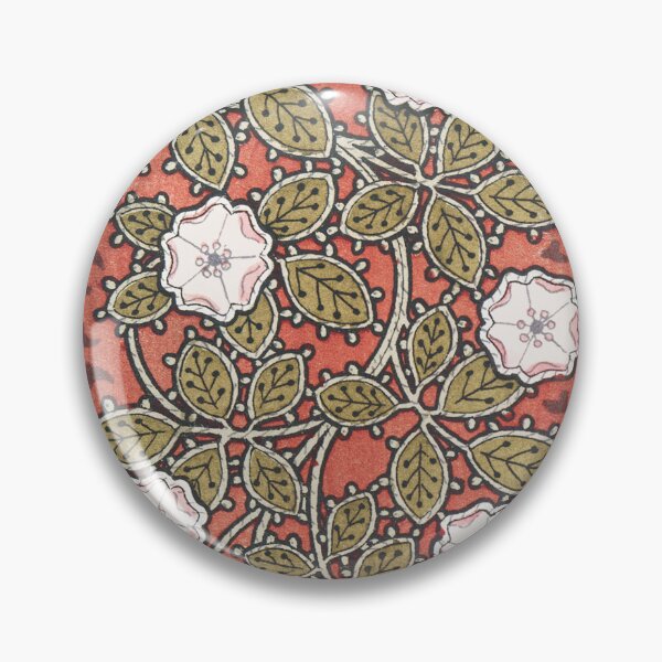 Artikelvorschau, Wildrose-Kunstillustrations-Blumenmuster entworfen und verkauft von antiqueart.