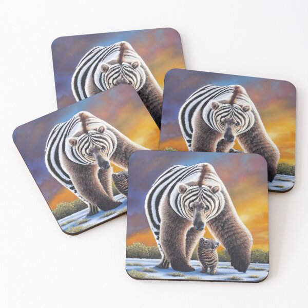 Item preview, Grizzly Bear and Zebra Fusion designed and sold by Xsquilax.