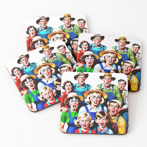 Item preview, Family of stressed people from the countryside designed and sold by marccelusshop.