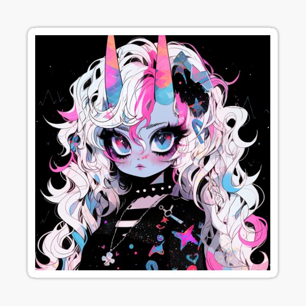 Cute Mischievous Little Demon Anime Girl  iPad Case & Skin for Sale by  bubblegoth