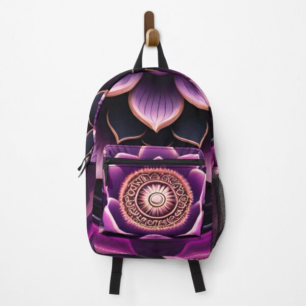 Item preview, Mandala Flower Purple Lotus designed and sold by SpiritualManda.